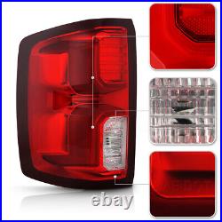 For 2016-2018 Chevy Silverado 1500 LED Model Tail Lights Brake Lamps Left+Right