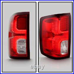For 2016-2018 Chevy Silverado 1500 LED Model Tail Lights Brake Lamps Left+Right