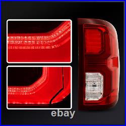 For 2016-2018 Chevy Silverado 1500 LTZ LED Tail Lights Assembly Driver+Passenger