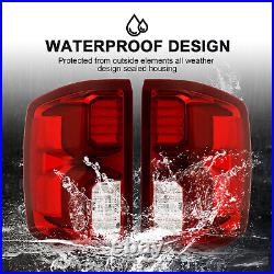 For 2016-2018 Chevy Silverado 1500 LTZ LED Tail Lights Assembly Driver+Passenger