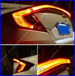 For 2016-2020 Honda Civic 10th Gen Sedan 4Dr Rear Trunk LED Center Spoiler Light