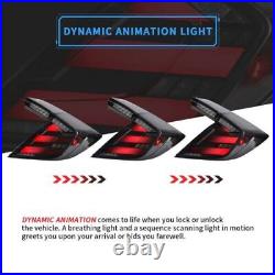 For 2016-2021 Honda Civic Sedan LED Tail Lights Assembly DRL Sequential Signal
