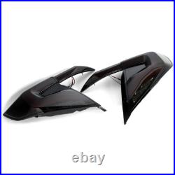 For 2016-2021 Honda Civic Sedan Smoke Black Tail Lights LED Sequential Signal