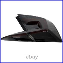 For 2016-2021 Honda Civic Sedan Smoke Black Tail Lights LED Sequential Signal