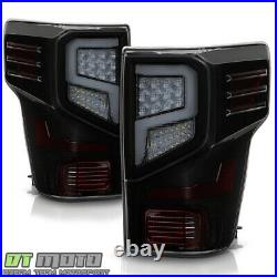 For 2016-2021 Titan XD Black Smoked LED Tube Tail Lights Brake Lamps Left+Right