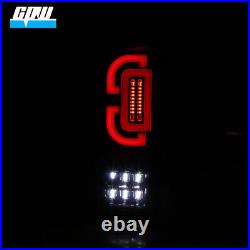 For 2016-2022 Toyota Tacoma LED Tail Lights Sequential Turn Signals Black Smoke