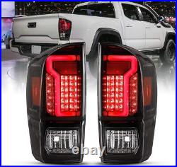For 2016-2023 Toyota Tacoma LED Tail Lights Pair Brake Rear Lamp Clear Lens Pair
