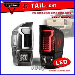 For 2016-2023 Toyota Tacoma LED Tail Lights Pair Brake Rear Lamp Clear Lens Pair