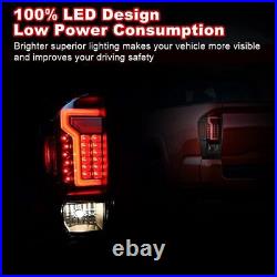 For 2016-2023 Toyota Tacoma LED Tail Lights Pair Brake Rear Lamp Clear Lens Pair