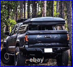 For 2016-2023 Toyota Tacoma LED Tail Lights Rear Brake Lamps Smoke Lens Pair