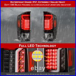 For 2016-2023 Toyota Tacoma LED Tail Lights Rear Lamps Assembly Black Smoke Pair