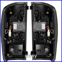 For 2016-2023 Toyota Tacoma LED Tail Lights Signal Lamps Assembly Black Smoke