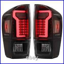 For 2016-2023 Toyota Tacoma LED Tube Tail Lights Pair Brake Rear Lamps Clear Len