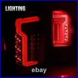 For 2016-2023 Toyota Tacoma Pickup LED Tail Lights Smoke Brake Rear Lamps Pair