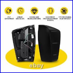 For 2016-2023 Toyota Tacoma Pickup Rear Brake Lamps LED Tail Lights Smoke Pair