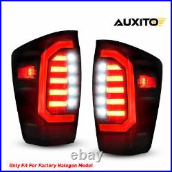 For 2016-2023 Toyota Tacoma Pickup Rear Brake Lamps LED Tail Lights Smoke Pair