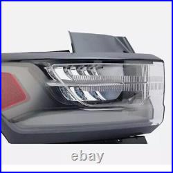 For 2018-2021 Chevy Traverse Black/Clear LED Tail Light Brake Lamp Outer Driver