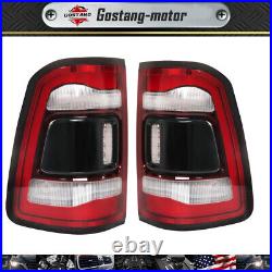 For 2019-2022 Dodge Ram 1500 LH+RH Rear Side LED Pair Tail Lights Assembly LED