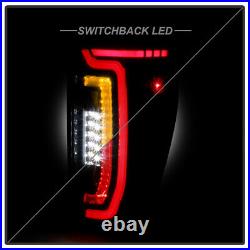 For 2019-2022 GMC Sierra 1500 Incandescent Full LED SwitchBack TaiL Lights Lamps