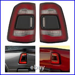For 2019-2022 Ram 1500 LED Tail Lights with Blind Spot Rear LED Lamps Left+Right
