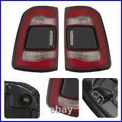 For 2019-2022 Ram 1500 LED Tail Lights with Blind Spot Rear LED Lamps Left+Right