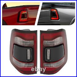 For 2019-2022 Ram 1500 LED Tail Lights with Blind Spot Rear LED Lamps Left+Right