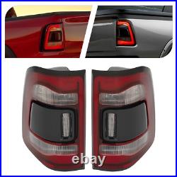 For 2019-2022 Ram 1500 LED Tail Lights with Blind Spot Rear LED Lamps Left+Right