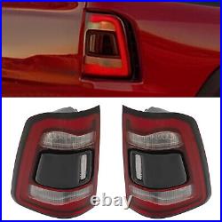 For 2019-2022 Ram 1500 LED Tail Lights with Blind Spot Rear LED Lamps Left+Right