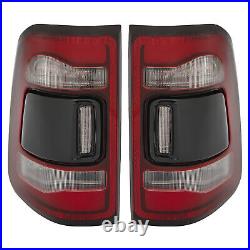 For 2019-2022 Ram 1500 LED Tail Lights with Blind Spot Rear LED Lamps Left+Right