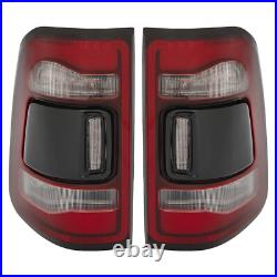 For 2019-2022 Ram 1500 LED Tail Lights with Blind Spot Rear LED Lamps Left+Right