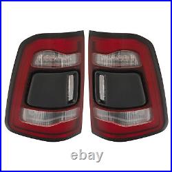 For 2019-2022 Ram 1500 LED Tail Lights with Blind Spot Rear LED Lamps Left+Right