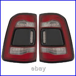 For 2019-2022 Ram 1500 LED Tail Lights with Blind Spot Rear LED Lamps Left+Right