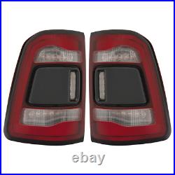 For 2019-2022 Ram 1500 LED Tail Lights with Blind Spot Rear LED Lamps Left+Right