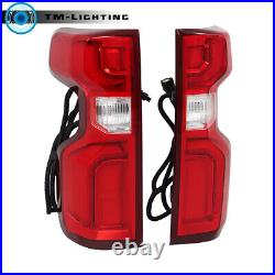 For 2019-2023 Chevy Silverado 1500 LED Tail Lights Left&Right Side Lamp Rear