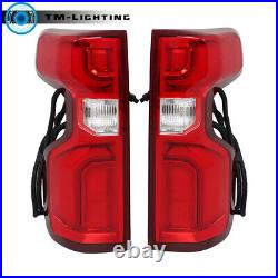For 2019-2023 Chevy Silverado 1500 LED Tail Lights Left&Right Side Lamp Rear