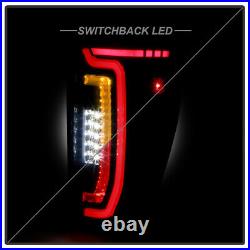 For 2019-2023 GMC Sierra 1500 LED Type Black Smoked Full LED TaiL Lights Lamps