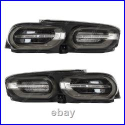 For 2019-24 Chevy Camaro LED Tail Lights Pair Smoke Black Taillights lamps LH RH