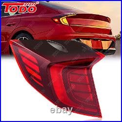For 2020-2022 Hyundai Sonata SE/SEL Halogen Tail Light WithLED DRL Driver Side