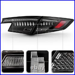 For 2022-2025 Honda Civic Hatchback Sequential Full LED Tail Lights with Greeting