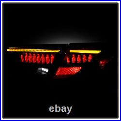 For 2022-2025 Honda Civic Hatchback Sequential Full LED Tail Lights with Greeting