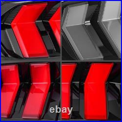For 2024-2026 Ford Mustang SMOKE LED Sequential Tail Lights WithStartup Animation