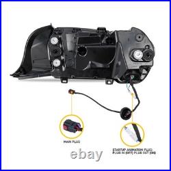 For 2024-2026 Ford Mustang SMOKE LED Sequential Tail Lights WithStartup Animation