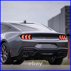 For 2024-2026 Ford Mustang SMOKE LED Sequential Tail Lights WithStartup Animation