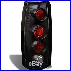 For 88-93 Chevy/GMC C/K Series Black Headlights LED Bumper Corner + Tail Lights