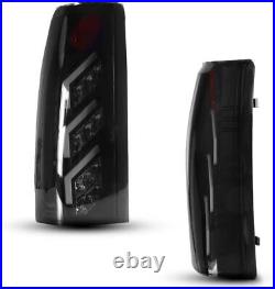 For 88-99 Chevy C/K1500 2500 3500/ 95-00 Tahoe LED Tail Lights Smoked Rear Lamps