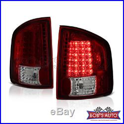 For 94-04 GMC Sonoma Chevy S10 Dark Smoke LED Tail Lights Brake Lamp Assembly