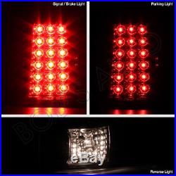 For 94-04 GMC Sonoma Chevy S10 Dark Smoke LED Tail Lights Brake Lamp Assembly