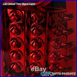 For 97-03 F150 99-07 F250 F350 F450 F550 Pickup LED Tail Lights Brake Lamps Red