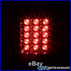 For 97-03 F150 99-07 F250 F350 F450 F550 Pickup LED Tail Lights Brake Lamps Red