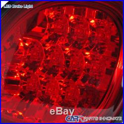 For 98-05 Lexus GS300 400 430 Rear Red Clear LED Tail Lights+Trunk Lamps 4PC